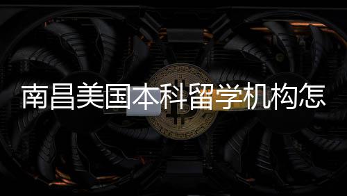 本科机构美国南昌推荐靠谱选留学怎么中介实测