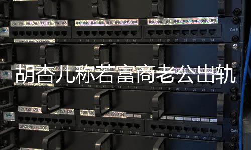 若富决离计划拼三儿称胎胡杏会坚婚 已有公出轨不商老