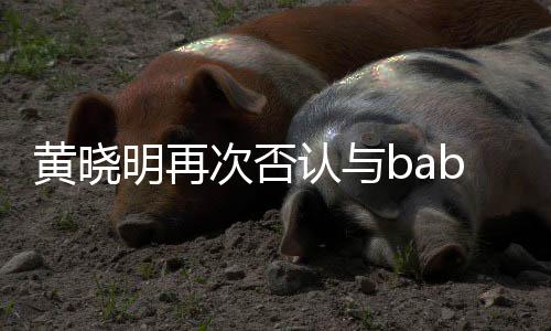 认与近日交流明再却无同框 但黄晓离婚次否